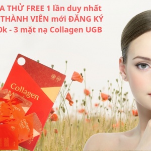 Suất Free 3 mặt Nạ UGB Collagen Mask